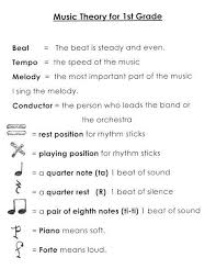 1st Grade Music Worksheets Trinex Co Music Education Music Curriculum Music Lesson Plans