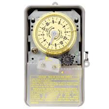 Many pool pump motors and water heaters use intermatic timers to regulate their run times. Intermatic R8800 Series 3 Hp 220 Volt Indoor Outdoor Irrigation Sprinkler Timer R8806p101d82 The Home Depot