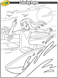 Surfer Girl On Crayola Com Coloring Pages Coloring Pages For Girls Crayola Coloring Pages