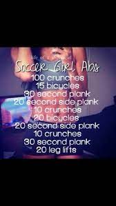 Soccer Girl Abs Soccer Girl Abs Girl Abs Soccer Training Workout