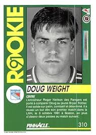 Amazon.com: 1991-92 Pinnacle French Hockey #310 Doug Weight RC Rookie Card  New York Rangers Official NHL Trading Card : Arte Coleccionable y Bellas  Artes