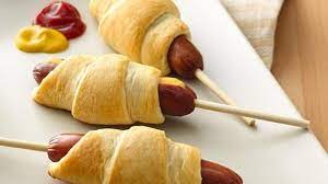 Crescent Dog On A Stick Recipe Food Fair Food Recipes Recipes