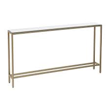 Boston Loft Furnishings Mirrored Mirror Coffee Table Lowes Com In 2020 Narrow Console Table Skinny Console Table Long Console