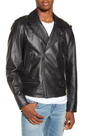 Bp X Alex Costa Leather Moto Jacket In Black For Men Lyst