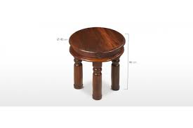 Side table oval, dining table, side table round and coffee table. Jali Sheesham 40 Cm Round Thakat Coffee Table Quercus Living