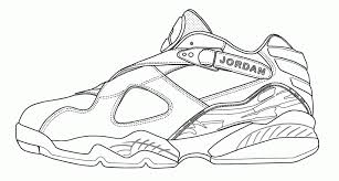 Have an air jordan iv? Jordan Shoe Coloring Pages Coloring Home