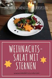 Weihnachtssalat Mit Sternen Miss Broccoli Rezepte Lebensmittel Essen Nusslisalat Rezept