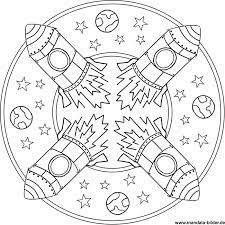Mandala Rakete Ausmalbilder Zum Ausdrucken