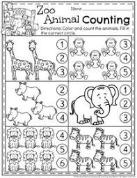 February Preschool Worksheets Planning Playtime Preschool Counting February Preschool Worksheets Zoo Animals Preschool