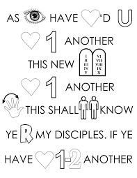 Love One Another Coloring Page Love One Another Bible Bible For Kids Bible Coloring Pages