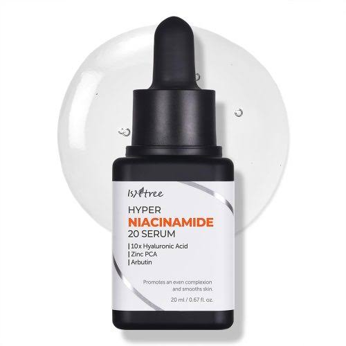 هایپر سرم آبرسان و روشن کننده نیاسینامید ایزنتری Isntree Hyper Niacinamide  20 Serum 20ml - آرا دخت