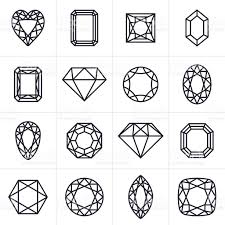 Black And White Gemstone Tattoo Pin On Bujo Doodles