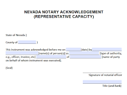 Jun 24, 2021 · fingerprinting express, a leader in digital fingerprinting, notary public services and background checks, celebrated with a grand opening of its third location in southern nevada. Free Nevada Notary Acknowledgement Representative Capacity Pdf Word