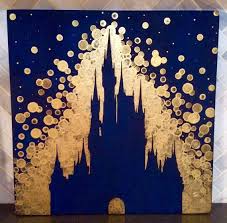 Disney World Castle Inspired Painting Disney Disney Etsy Disney Art Disney Canvas Disney Paintings