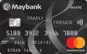 This offer is for maybank credit card new user only (commissionable). Plebeians Say Goodbye To Maybank Family And Friends Card