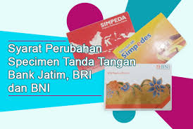Penunjukan bendahara bantuan operasional sekolah sd negeri 02 lumeneng Syarat Perubahan Specimen Tanda Tangan Bank Jatim Bri Dan Bni Kopiah Putih