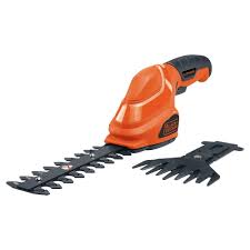 Black Decker 3 6v Lithium Garden Shear Shrubber Black Black Decker Hedge Trimmers Garden Shears