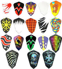 5 SETS DART flights assorted slim size - $5.95 | PicClick