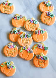 Pumpkin Cookies With Succulents And Roses Pumpkin Cookies Decorated Pumpkin Cookies Sugar Cookie Designs