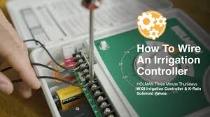 Sprinkler valve installation diy — a family blog. How To Wire A Solenoid Valve To An Irrigation Controller Holman Industries