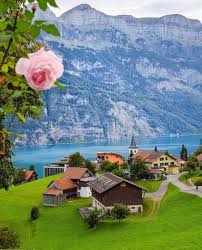 Beautiful Village In Quarten Near St Gallen Switzerland Beautiful Places To Travel Switzerland Vacation Amazing Destinations
