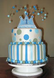 Yesterday i shared my baby's first birthday party and said i would show the tutorial for his first birthday farm cake today. Baby Boy S First Birthday Prince Theme This Cake Was Don Flickr