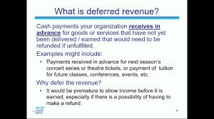 Deferred Revenue Nonprofit Accounting Basics