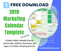 Marketing Action Plan Template Excel Free Amashusho Images
