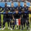 Weltmeister frankreich hat den vorzeitigen einzug ins. 1
