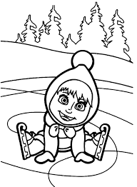 Charming and the beast something's wrong; Masha And The Bear Coloring Pages 80 Images Free Printable