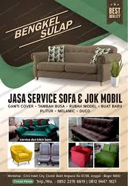 Silahkan klik di kumpulan desain. Contoh Desain Brosur Service Sofa Contoh Desain Banner Spanduk
