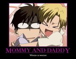 Ohshc Mommy And Daddy By Bakausagi150 On Deviantart Ouran High School Host Club Funny Host Club Ouran Highschool
