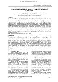 Apa sebenarnya makna kiyai itu. Pdf Kajian Ruang Publik Dan Isu Yang Berkembang Di Dalamnya
