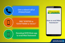 This consent will supersede any registration for any do not disturb. Kvb Mini Statement Compare Apply Loans Credit Cards In India Paisabazaar Com