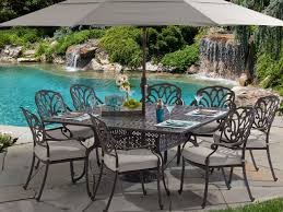 Toscano 9 Pc Cast Aluminum Dining Set Fortunoff Backyard Store Backyard Dining Outdoor Living Outdoor Furniture