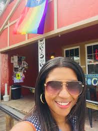 AYC Board Member, Candice Jackson Honaker of INK Communications Co., shows  her "Pride in Our Businesses" by visiting Genuine Joe Coffee. She's been  going there for years to work remotely, enjoy the