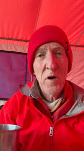 Having my morning instant coffee to start my day at Muztagh Ata base camp  #mountains #muztaghata #coffee #basecamp