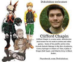 Bakugo voice actor english dub. Clifford Chapin Voice Actor Facebook