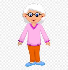 family clipartcartoon grandmother standing clipart free transparent png clipart images download free transparent png clipart images