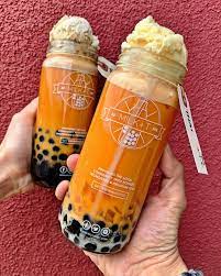 thai tea sunday milkandt perfect day for a cold boba ice cream new spot make your own boba drink create your vegas food thai milk tea thai tea