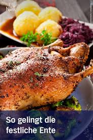 Ente Richtig Lecker Im Ofen Zubereiten Oder Braten Rezepte Ente Rezept Backofen Ente Rezept