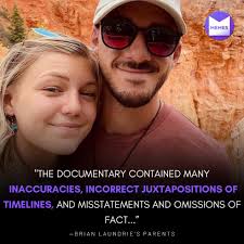 Brian Laundrie's parents broke their silence about Netflix's Gabby Petito  documentary by slamming alleged inaccuracies. Read their full statement:  http://bit.ly/laundries-parents