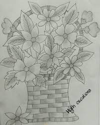 51 Unique Tattooed Flower Vase Youtube Flower Drawing Hibiscus Flower Drawing Flower Sketches