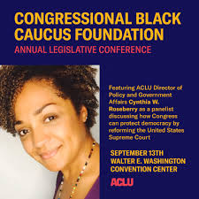 ACLU Director of Policy and Government Affairs Cynthia W. Roseberry is  speaking