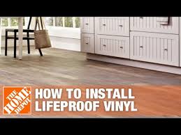 How to install lifeproof vinyl plank flooring in a. How To Install Lifeproof Flooring The Home Depot