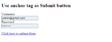 3:55 online tutorials 12 889 просмотров. How To Use Anchor Tag As Submit Button Geeksforgeeks