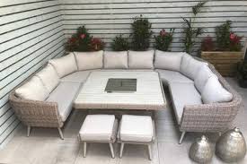 6,785 sofa table set products are offered for sale by suppliers on alibaba.com, of which living room sofas accounts for 20%, coffee tables accounts for 8%, and hotel bedroom sets accounts for 2. Signature Weave Danielle U Shaped Sofa Firepit Table Garden Dining Set U Shaped Sofa Corner Sofa Set U Shaped Corner Sofa