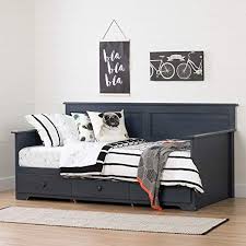 Amazon Com South Shore Daybed With 3 Storage Drawers Blueberry Kitchen Dining Daybed With Storage Twin Daybed With Storage Boys Room Daybeds