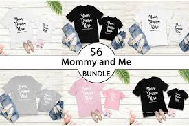 Mommy And Me Tshirt Mockup Bundle Bella Canvas 3001 3001t 646616 Clothing Design Bundles In 2020 Tshirt Mockup Mommy And Me Mockup