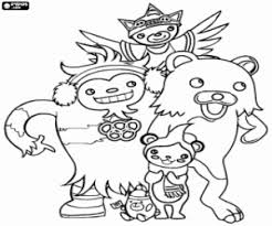 Supercoloring.com is a super fun for all ages: Olympic Mascots Coloring Pages Printable Games